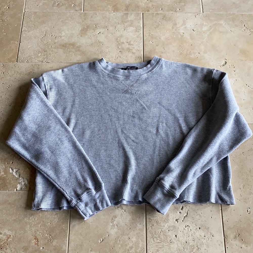 Brandy Melville long sleeve ribbed T shirt